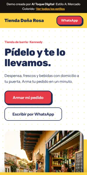 Estilo A para Tienda